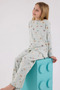 2-8 Years Shining Cat Girl's Suit-Mint Green - 4