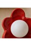 Petal Pop Kids Ceramic Table Lamp Without Bulb (Type G9) - Red - 2