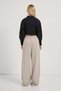 Women's Pleated Elastic Waist Loose Stone Baggy Pants - 5