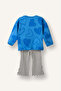 Hearted Sweatshirt with Striped Bottoms 2-Piece Set for Baby Girl H1240A526Sm - 4