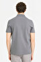 E9504Axgr206 Gray 100% Cotton Polo Shirt - 5