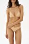 Beige Classic Triangle Bikini - 2