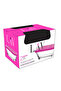 Defne Glass Storage Container Set of 2 Small Size 375 ml Rectangular Pink Plastic Lid (Breakfast) - 6