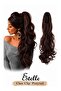 Synthetic Long Straight Claw Ponytail Wigs Clip In AH Tail Hair Ponytail