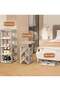 4-Tier Foldable Shoe Rack,Ventilated Panels,Space-Saving Plastic Organizer for Entryway,Closet,Small Spaces,PP Plastic - 3