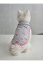 Dog Patterned Knitted Sleeveless Shirt - 2