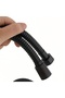 150cm 1pc Black Stainless Steel Shower Hose, Universal G 1/2" Connection, Explosion-proof Rain Showe - 4
