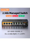 Switch with EU Plug KeepLiNK 2.5Gb Managed Switch with 8-port 2.5Gb Ethernet 1-port 10G SFP+