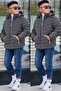 Boy's Detachable Hooded, Densely Stitched Nova Fabric Winter Puffer Coat Km4016 - 5