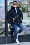 Boy's Detachable Hooded, Densely Stitched Nova Fabric Winter Puffer Coat Km4016 - 7