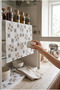 Pvc Transparent Covering Non-Perforated Lace Shelf Cover / Runner - 2