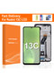 شاشة LCD عالية الجودة باللون الأسود مع إطار 6.74 بوصة لهاتف Redmi 13C مع لوحة لمس رقمية مجمعة - 8