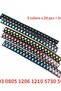 0805-Kit LUABEI 100pcs 0603 0805 1206 1210 5730 5050 SMD LED Light Emitting Diode Kit 5 colors Minia - 8