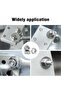 M3 100PCS Metric Hex Hexagon Nut 304 Stainless Steel Screw Nuts DIN934 M2 M3 M4 M5 M6 M8 M10 M12 M1 - 5
