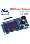 شاشة عرض OLED بيضاء مقاس 1.3 بوصة من SAMIROB 0.96/1.3 بوصة مع وحدة ترميز دوارة EC11 - 7