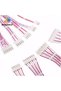 10CM 4Pin-10Pcs JST XH 2.54mm Pitch Female to Female Flat Ribbon Cable - 2/3/4/5/6/7/8/10/12 Pin, 26