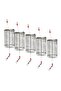 S 5x Solid Fishing Feeder Cage Trap Basket Container Carp Lure Attracting Mesh Cages Fishing Tackles - 2