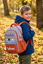 Young 51943 School Backpack Student Daily Travel Holiday Sports Walking Outing Orange