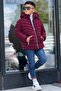 Boy's Detachable Hooded, Densely Stitched Nova Fabric Winter Puffer Coat Km4016 - 6