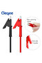 1m Cleqee P1024 5pcs Dual Alligator Clip Test Lead Crocodile Clamp Cable Wire 1M/2M/3M/5M Multimeter - 4