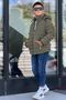 Boy's Detachable Hooded, Densely Stitched Nova Fabric Winter Puffer Coat Km4016 - 5