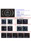 12V Universal Adjustable LED Digital Motorcycle Speedometer RPM Dashboard With Temperature Gear 1... - 5