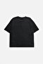 Yellow Motion Washed Boxy Crop Black Men's T-Shirt - 4
