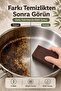 Sanding Cleaning Sponge 10X7X2.5 cm Strong Scrubbing Sponge for Pans Pots Cooktops (3 Pieces) - 3