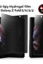 2Pcs For Galaxy Z Fold 3 Front Privacy Film 2Pcs For Z Fold 5 3 Anti Peep Spy Hydrogel Film Soft P - 7