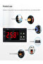 90-250V 30A ZFX-7016K Intelligent High Temperature Controller Digital Thermostat Regulator 999 Degre - 8