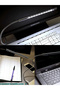مصباح كتاب LED أسود يعمل بمنفذ USB مصنوع من مادة معدنية مزود بـ 10 مصابيح LED مرنة ليلية لأجهزة الكمبيوتر المحمولة - 7