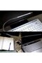 مصباح كتاب LED أسود يعمل بمنفذ USB مصنوع من مادة معدنية مزود بـ 10 مصابيح LED مرنة ليلية لأجهزة الكمبيوتر المحمولة - 4