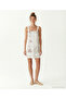 Straight Square Neck Strap Dress - 2