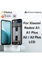 شاشة عرض أصلية سوداء بإطار مقاس 6.52 بوصة لهاتف Redmi A1 Plus (رقم الموديل A1+ 220733SFG) - شاشة LCD تعمل باللمس