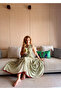 Waist-Tied Layered Dress - 4