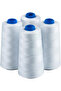 Black Black Sewing Thread 100% Polyester 3000 meters/3280 Yards/Spool of Yarn, 4pcs(12000m/13120yds) - 6