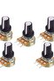 20K Ohm 5Pcs WH148 Potentiometers 3Pin 1K 2K 5K 10K 20K 50K 100K 250k 500K 1M Ohm Linear Taper Rotar - 8