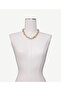 Pearl Detailed Large Hoop Necklace - 3