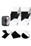 40x60mm 10pcs black Nylon Self Adhesive Round Sticker Hook and Loop Fastener Tape Strong Double Side - 7