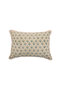 Floral Patterned Cotton Fabric Rectangular Pillow (50X35 cm)