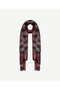 Geometric Patterned Wool Shawl