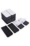40x60mm 10pcs black Nylon Self Adhesive Round Sticker Hook and Loop Fastener Tape Strong Double Side - 6