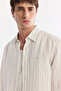 Men's White Bottom-Cut Collar Modal Blend Soft Touch Breathable Comfort Fit Shirt A61Y2016 - 2