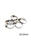 5pcs 60-80mm 5/10pcs Pipe Clamps Genuine Jubilee Stainless Steel Hose Clips Car Fuel Hose Pipe Clamp - 4