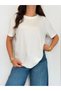 Imported Modal 100% Organic Cotton Soft Relaxed Fit Comfortable Casual Oversize Round Neck T-Shirt - 2