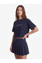 Comfortable Fit Short Sleeve Crew Neck Crop Printed Sports T-Shirt - 2