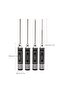 Four pieces Color Top Quality Titanium Nitride TiNi Hex Driver Wrench Screwdriver 1 Piece 1.5mm/2mm/ - 2