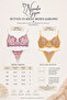 Women's Embroidered Transparent Tulle Underwire Lingerie Set - Floral Elegance Series - 2