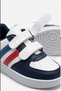 Unisex Children's Red Navy Blue White Sneaker with Velcro Double Stripes Lightweight Comfortable Daily Sports Shoes Zl001 - 4