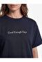 Comfortable Fit Short Sleeve Crew Neck Crop Printed Sports T-Shirt - 4